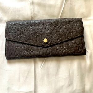 Louis Vuitton leather wallet
